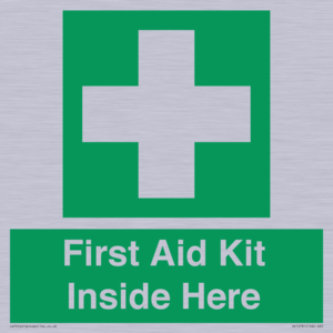First Aid Kit Inside Here